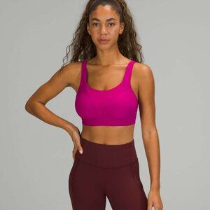 Lululemon Run Times Bra High Support Ripened Raspberry